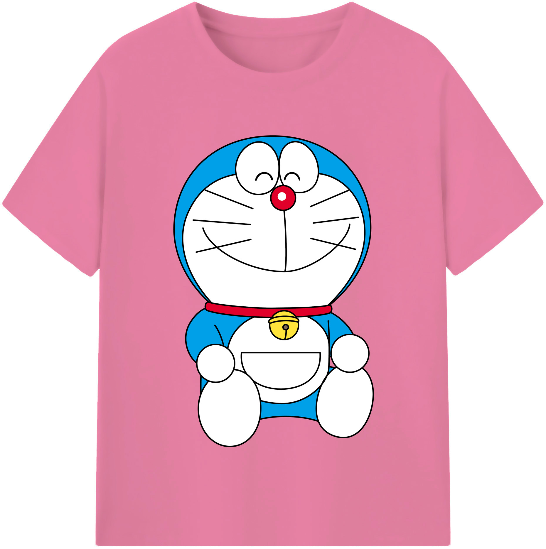 （画像用） ドラえもん Doraemon 綿100％半袖Tシャツ（フロントプリント）